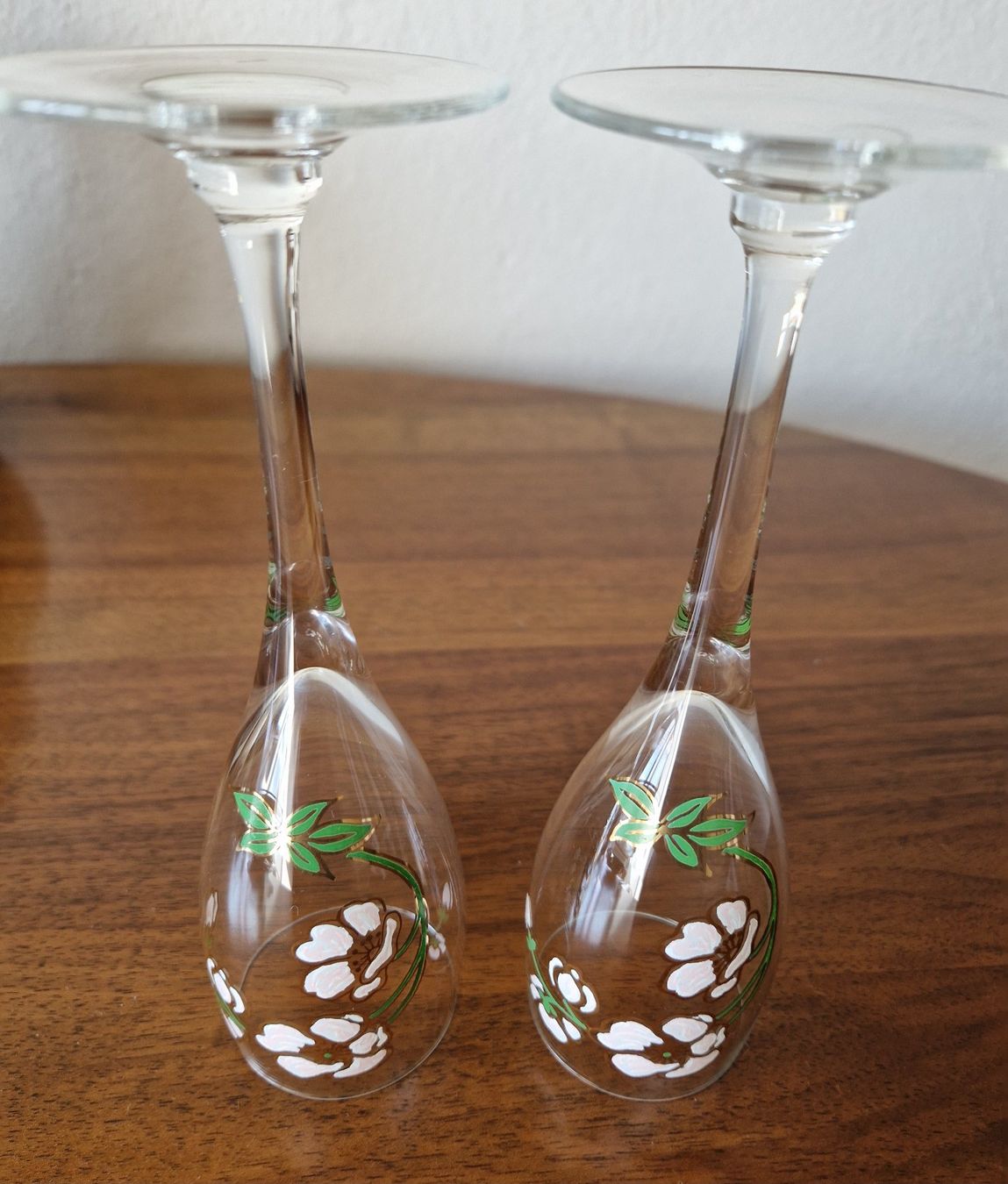 Bicchieri: 2 Champagner Flöten Perrier.-Jouet,  Handbemalt – Usato da Bern venduto da Antikbatik 7