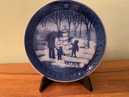 1979: Weihnachtsteller Royal Copenhagen, Dänemärk, original