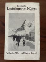 Werbeprospekt von Mürren BE ca. 1930