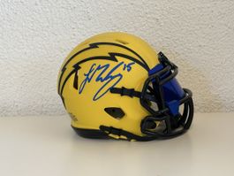 Signierter NFL Mini Helm Los Angeles Chargers - McConkey