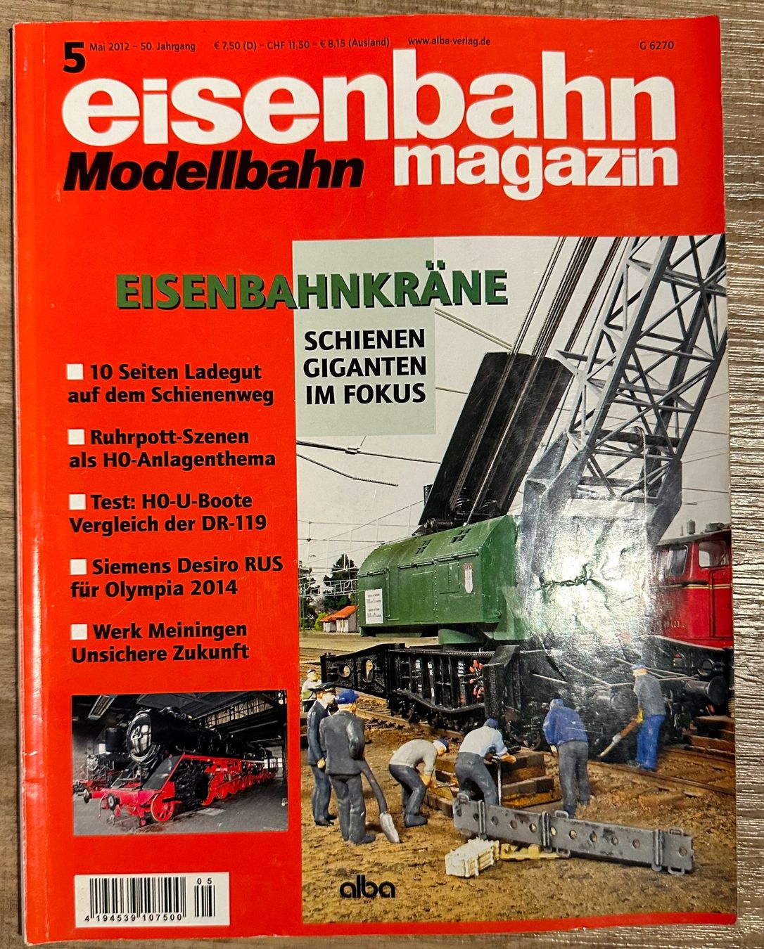 Riviste & Magazine: Eisenbahnmagazin - Mai 2012! – Usato da Steffisburg venduto da Calceolaria