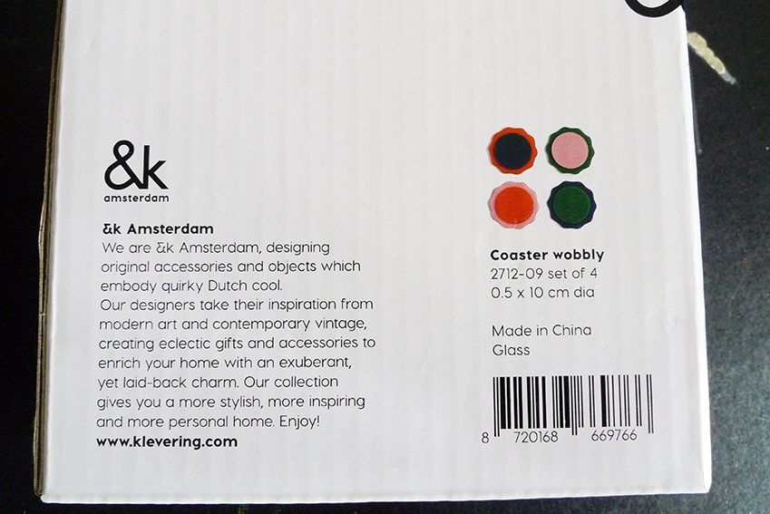 Sottobicchieri: Coaster Wobbly / Glasuntersetzer-Set / NEU – Nuovo e nell'imballaggio originale da Zürich venduto da Supetar 4