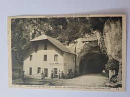 Ansichtskarte Les Echelles Savoie Tunnel alt ungelaufen Rmu
