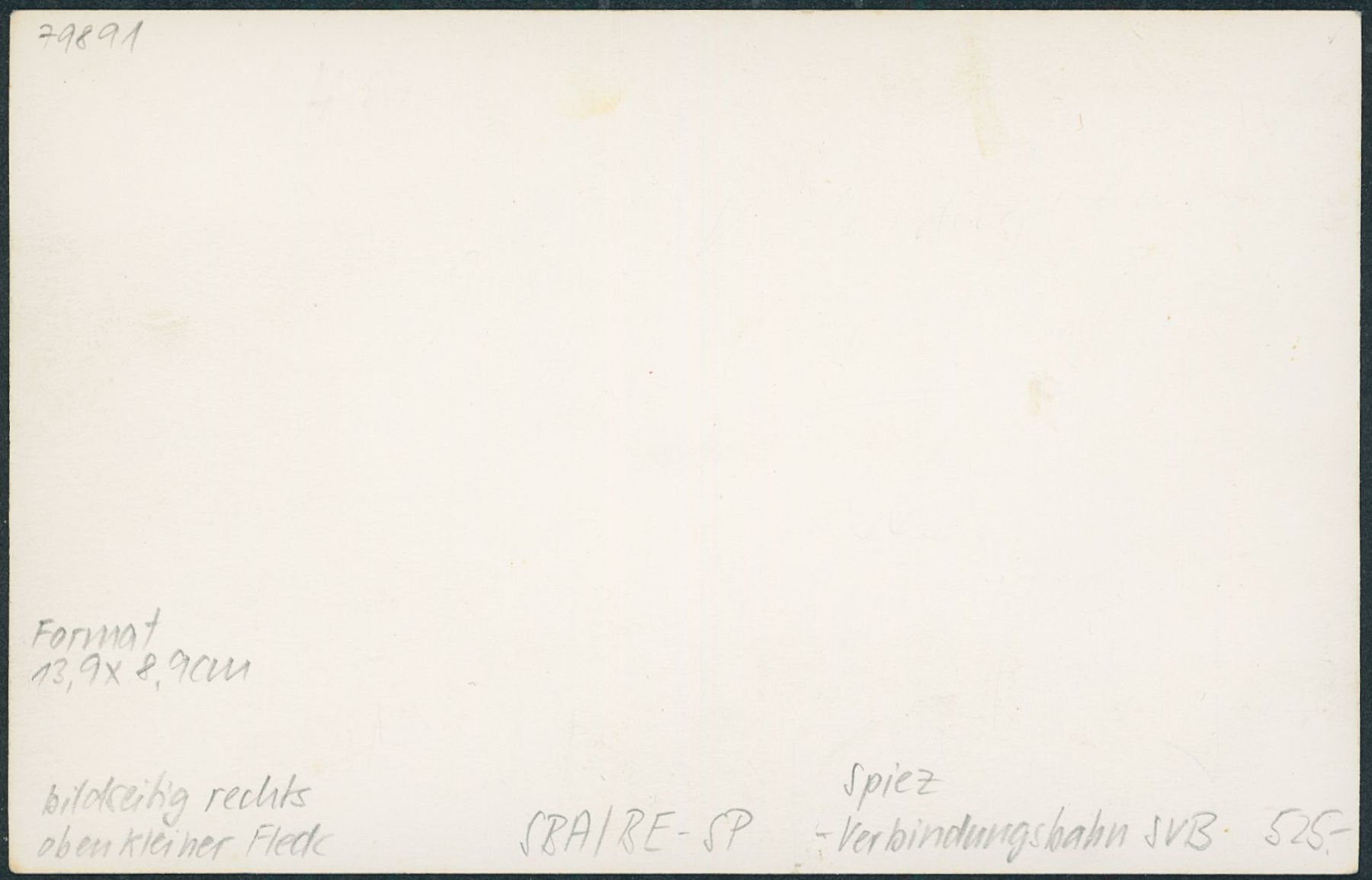 Cartoline postali: BE Spiez - Tram SVB – Nuovo (secondo la descrizione) da Schindellegi venduto da masutka7 1