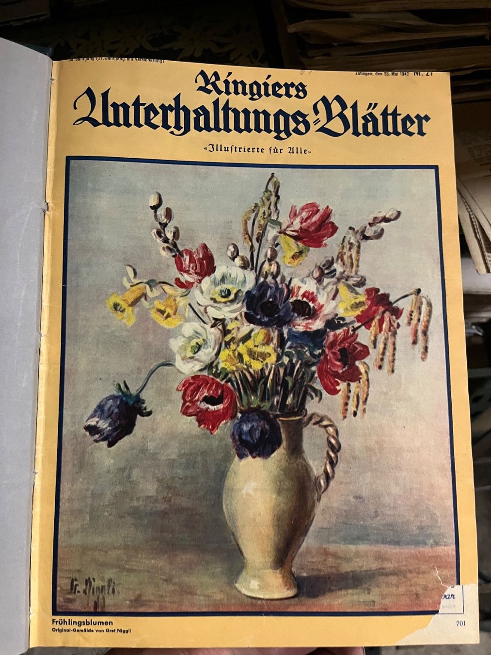 Bücher: buch, ringiers unterhaltungs blätter, 1942 – Gebraucht aus Emmenmatt von flyrecords