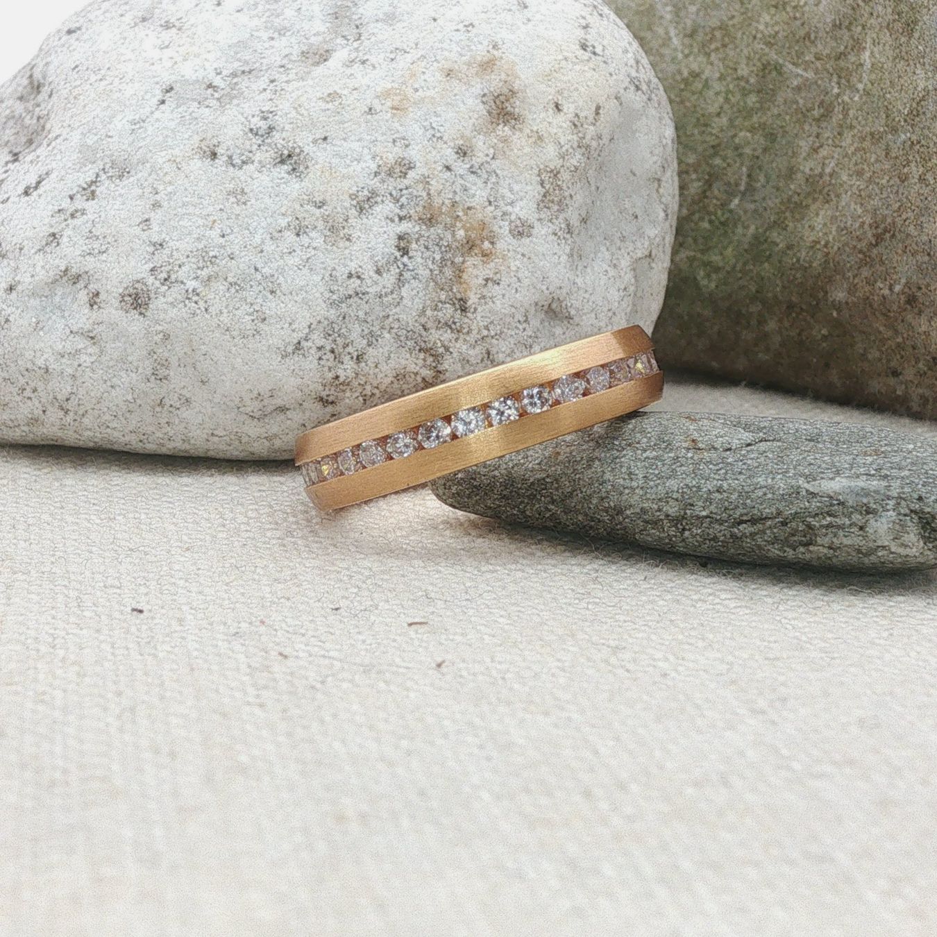 Olga Ribler Anelli: Edelstahl Eternity Ring by Olga Ribler Ringgrösse 57 – Nuovo (secondo la descrizione) da Luzern venduto da Schmuckoutlet 3
