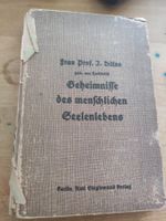 Geheimnisse des menschlichen Seelenlebens, J. Dilloo, 1920