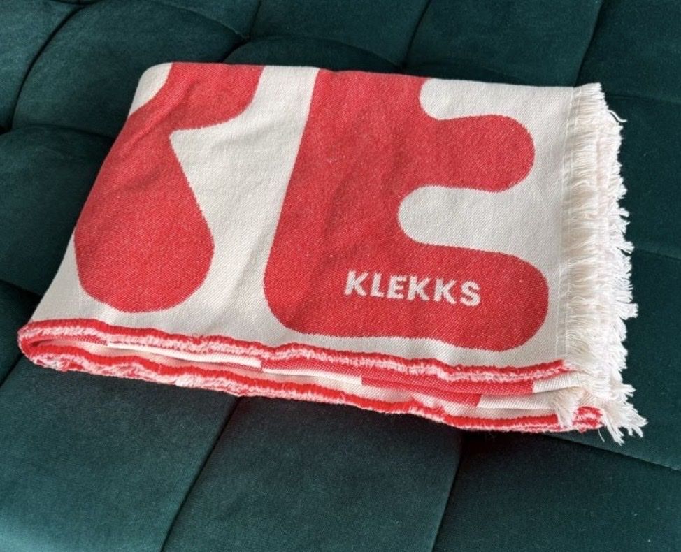 Coperte: KLEKKS couverture amore 140x200cm Coton – Usato da Lausanne venduto da Vracorama 1