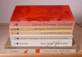 Literatur: Eremiten-Presse 7 Titel siehe Fotos.
