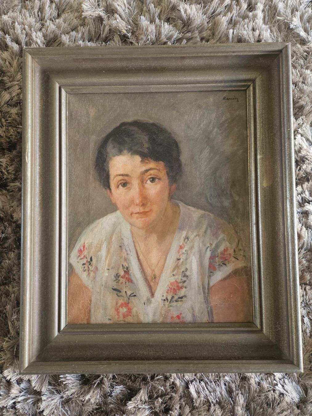 Dipinti: Renoir ? Altes Bild, Portrait – Usato da Luzern venduto da schuhparadies159