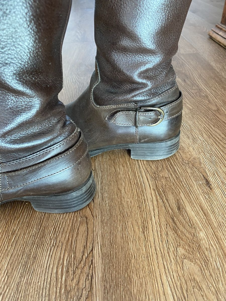 Aldo Scarpe da donna: Bottes Aldo en cuir marron – Usato da Bern venduto da fan_5r5l 4