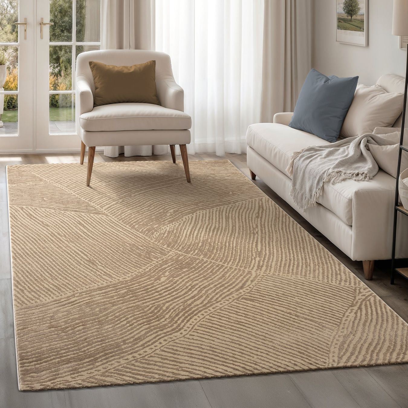 Tappeti: Moderner Teppich, abstraktes Muster, Wohnzimmer 160x220cm – Nuovo e nell'imballaggio originale da Reinach AG venduto da carpethouse 7