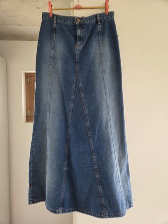 NEU Langer Denim Jeansrock VM Jeans Gr. 36