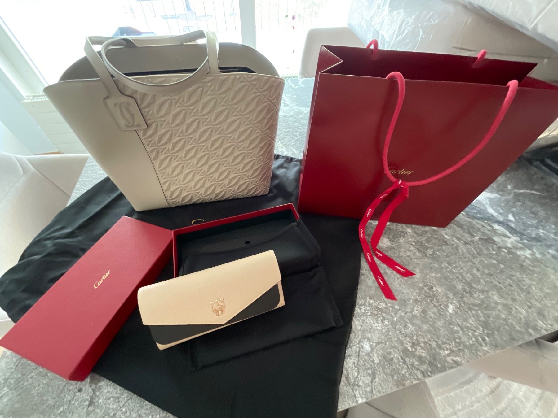 Taschen für Damen: Cartier sac cabas et portefeuille – Neu (gemäss Beschreibung) aus Vallorbe von milail38 1