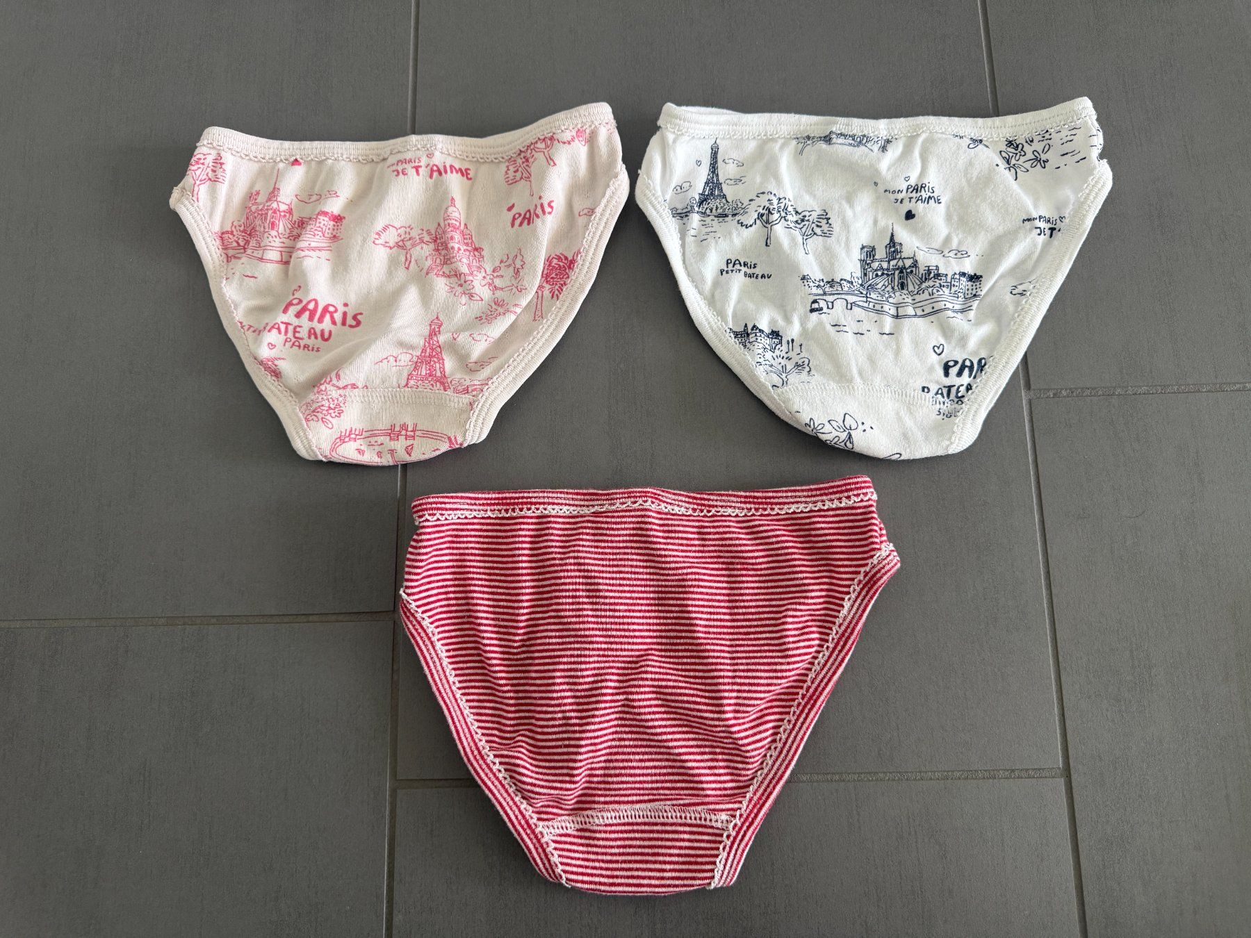 Petit Bateau Biancheria intima: Petit Bateau 3er-Set Slips - Gr. 8ans128cm – Usato da Oberglatt ZH venduto da COiNCiDENT 1