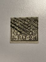 Italien antik, 1852/67 PAPSTSTAAT 2 baj weiß