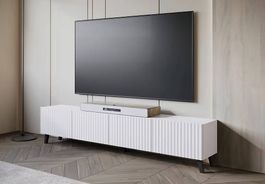 TV Lowboard 190cm Weiss