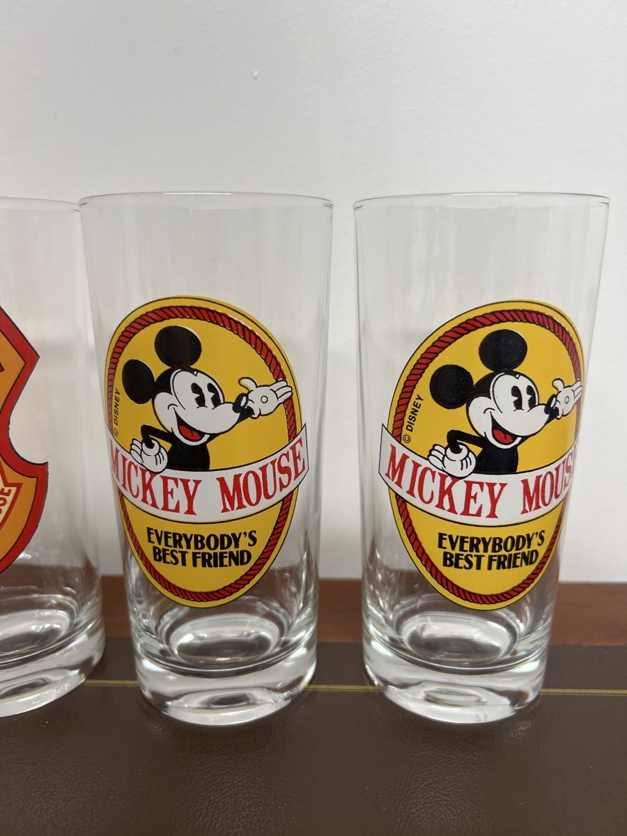 Gläser: 5 Verres Mickey Mouse Vintage Disney – Gebraucht aus Bôle von K200C 3