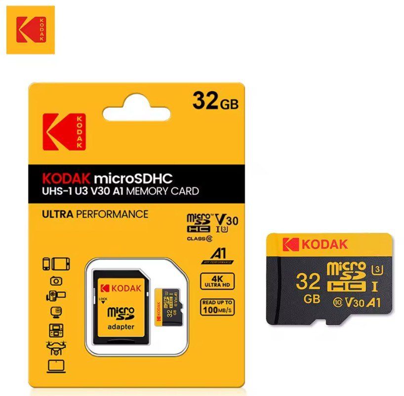 Speicherkarten: KODAK SD card micro SD 32 GB – Neu und originalverpackt aus Vufflens-la-Ville von Diddix