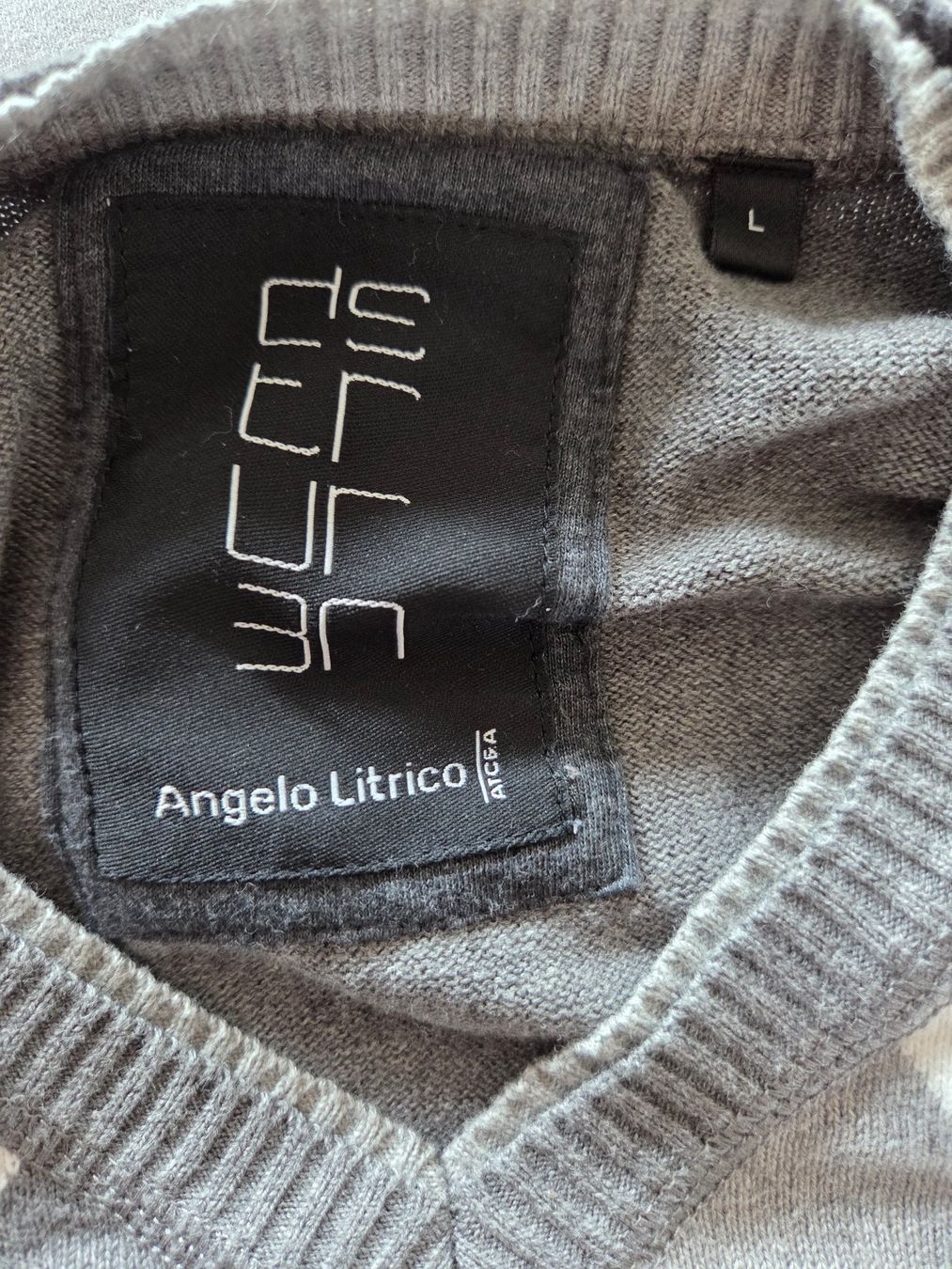 C&A Maglioni & Felpe: C&A Angelo Litrico Male Strickpullover L Grau Schwarz Weiss – Usato da Rothenburg venduto da RaphiS549 2