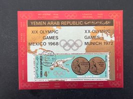 Yemen Sommer Olympic Games 1968 gest. (D933)