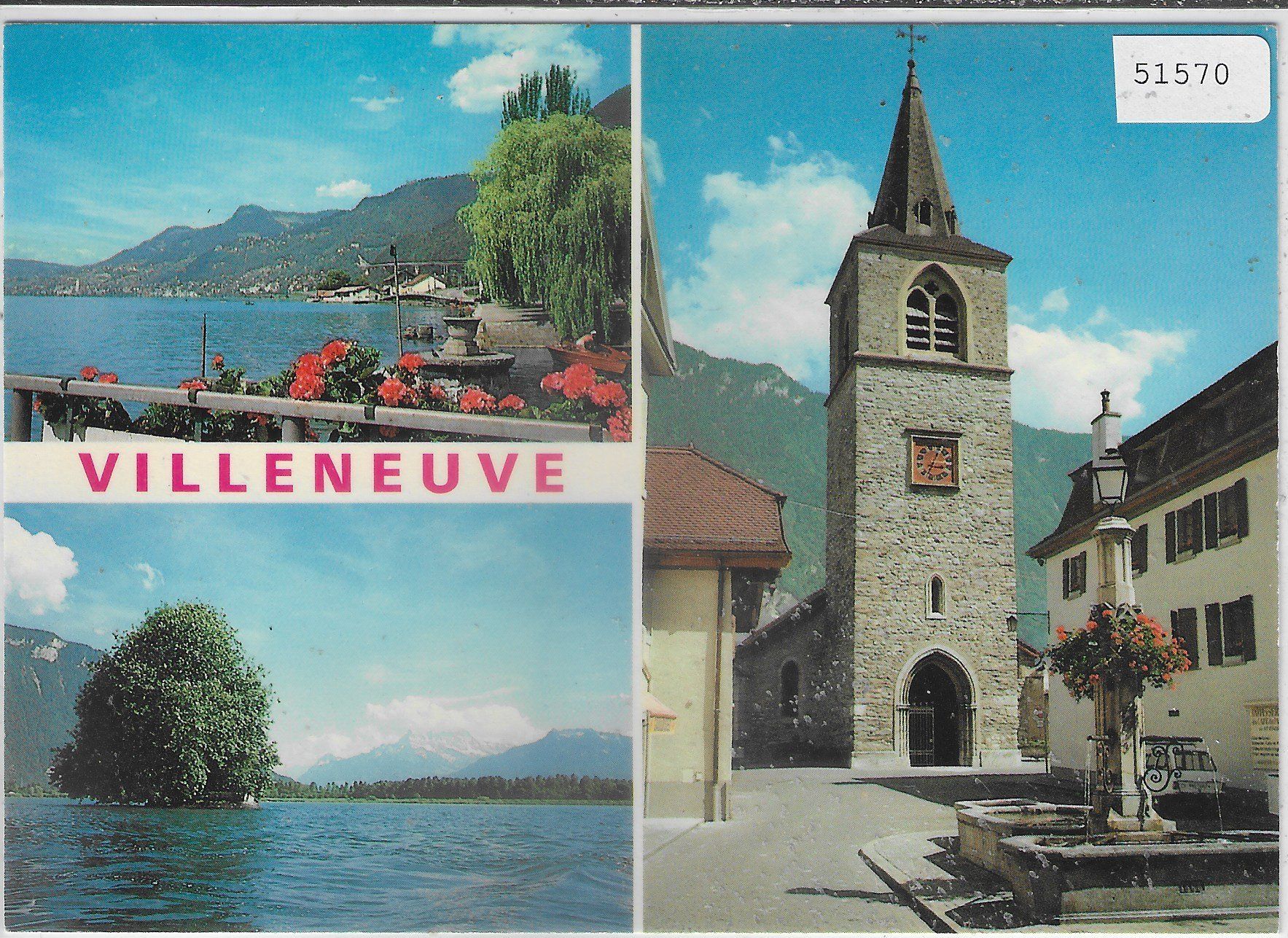 Cartoline postali: Souvenir de Villeneuve - Multiview – Usato da Ettingen venduto da Kartenplanet