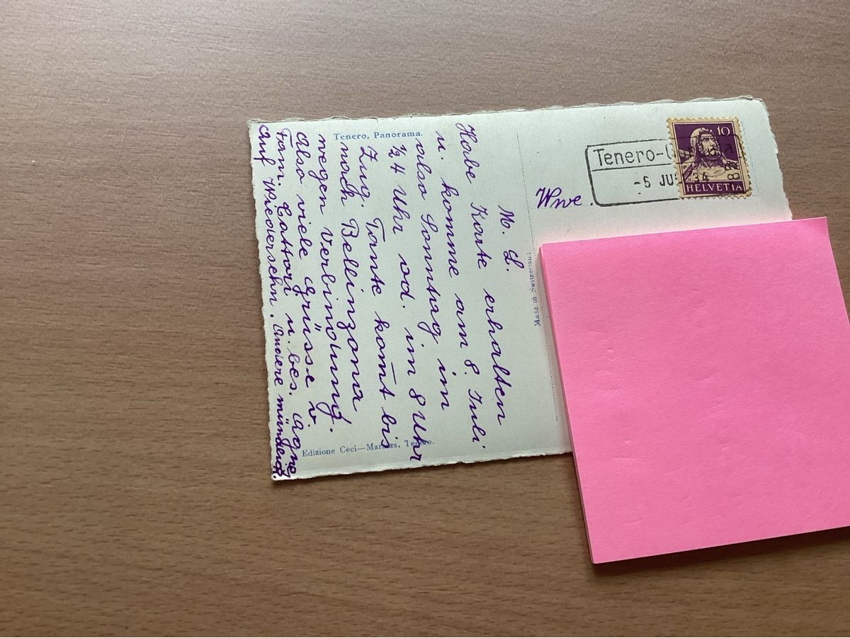 Cartoline postali: AK Tenero, Panorama – Usato da Wassen UR venduto da SABDOM 1
