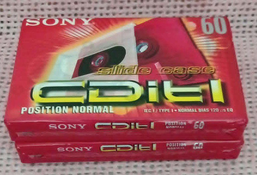 Musicassette: Sony CDit-I 60 / 2 x cassette - kassette MC scellées – Nuovo e nell'imballaggio originale da Le Locle venduto da borgespatricia
