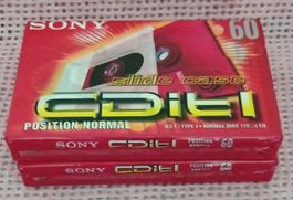 Sony CDit-I 60 / 2 x cassette - kassette MC scellées