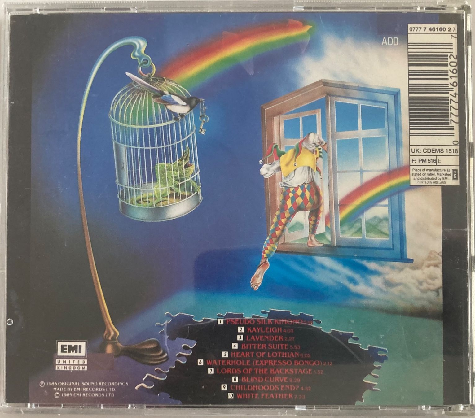CD: MARILLION - MISPLACED CHILDHOOD – Usato da Poliez-Pittet venduto da Newtown-Records 1