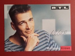 Wolfgang Krewe Autogramm signiert Fotopostkarte 10x15cm
