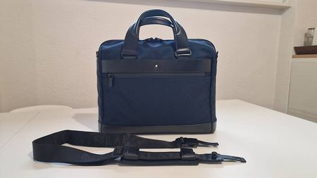 Montblanc Nightflight Dokumententasche Blue