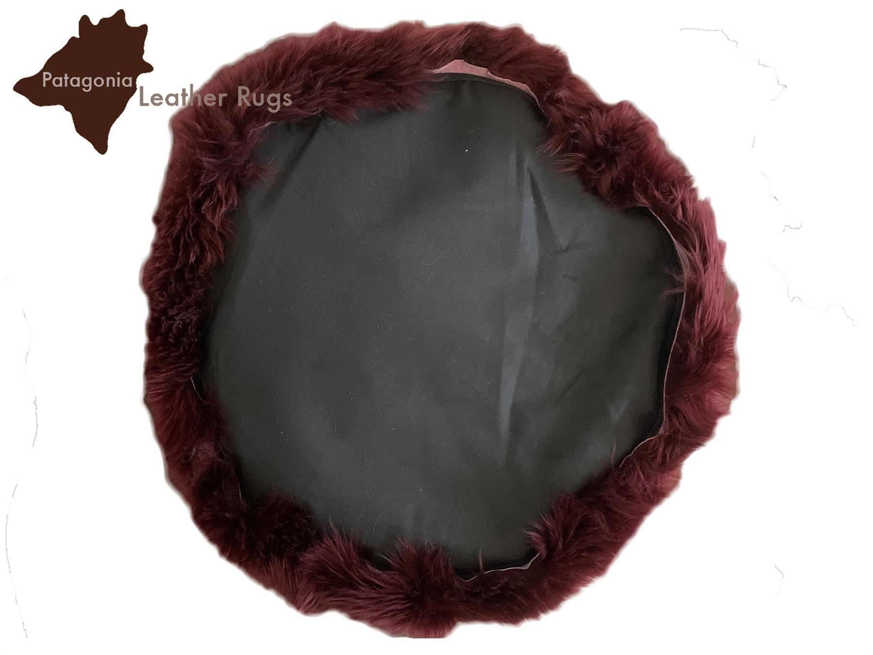 Poltrone: Lammfell Sitzsack Merlot – Nuovo e nell'imballaggio originale da Arbedo venduto da patagonialeatherrugs 2