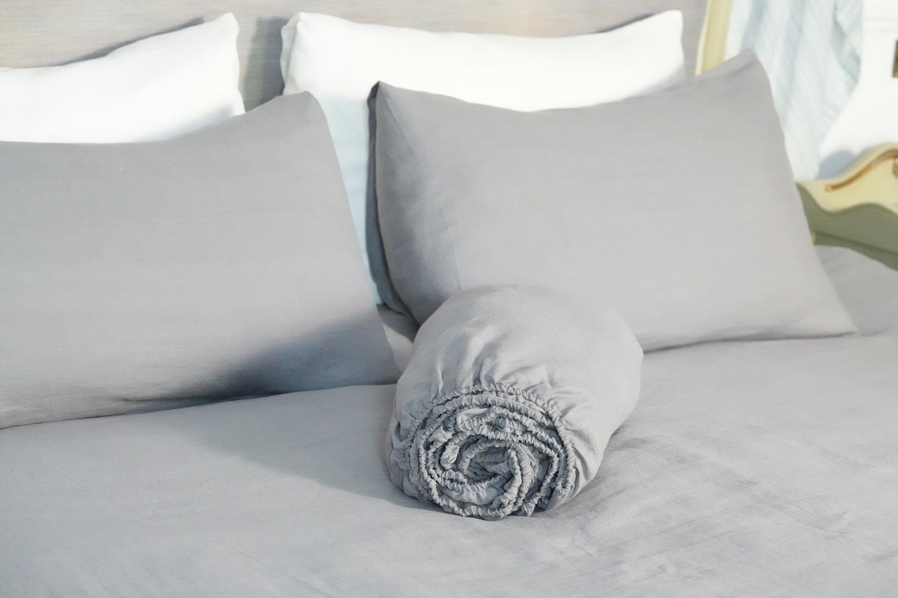 Biancheria da letto: Premium  Leinen Fixleintuch 90x190 cm Neu – Nuovo (secondo la descrizione) da Zug venduto da mar_dj26 2