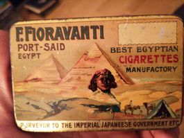 Antike Blechdose Fioravanti Lady 20 Cigarettes ca. 1915