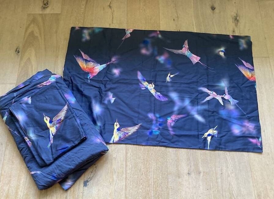 Creme Bettwäsche Set 180x200 Cm - Weiche Mikrofaser Mit Karomuster