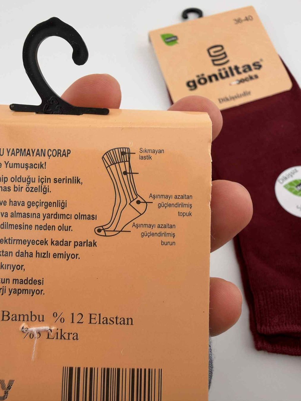 Calze: Socken, Bambus, neu, Grösse 36-40 2 paar – Nuovo e nell'imballaggio originale da Riehen venduto da edu_92w7 1