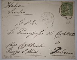 Sackstempel Sitzende Helvetia Nr. 40