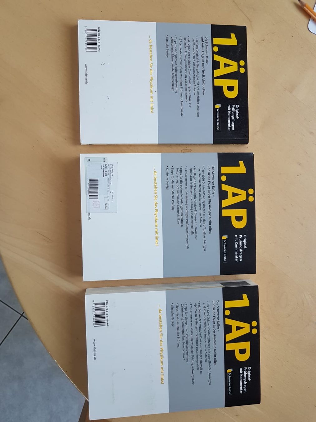 Libri: 3 livres études médecine – Nuovo (secondo la descrizione) da Courgenay venduto da chantalcm 1