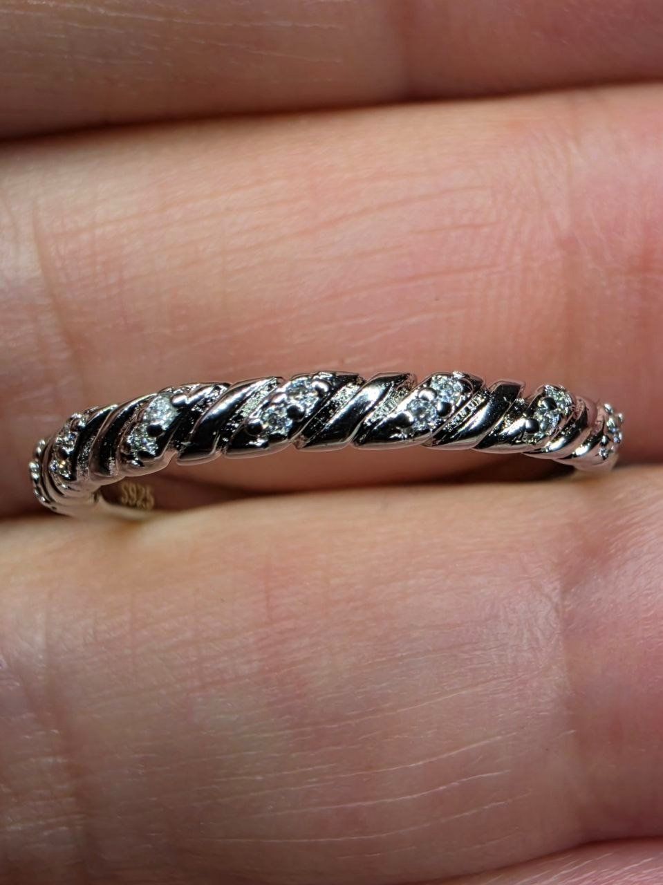 Bagues: Bague argent avec diamants de moissanite certifiés GRA – Neuf avec emballage d'origine à Reconvilier par Tsma67 6
