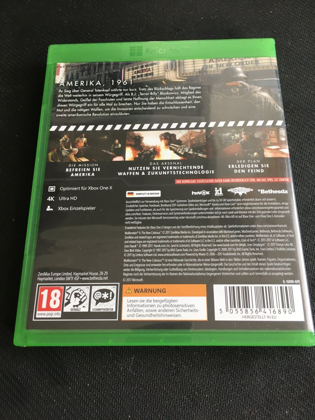 Microsoft Spiele: Wolfenstein II für Xbox One – Gebraucht aus St.Gallen von sjosjo 1