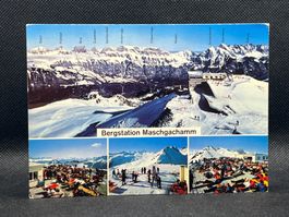 Flumserberge, Bergstation der Kabinenbahn Tannenbodenalp...