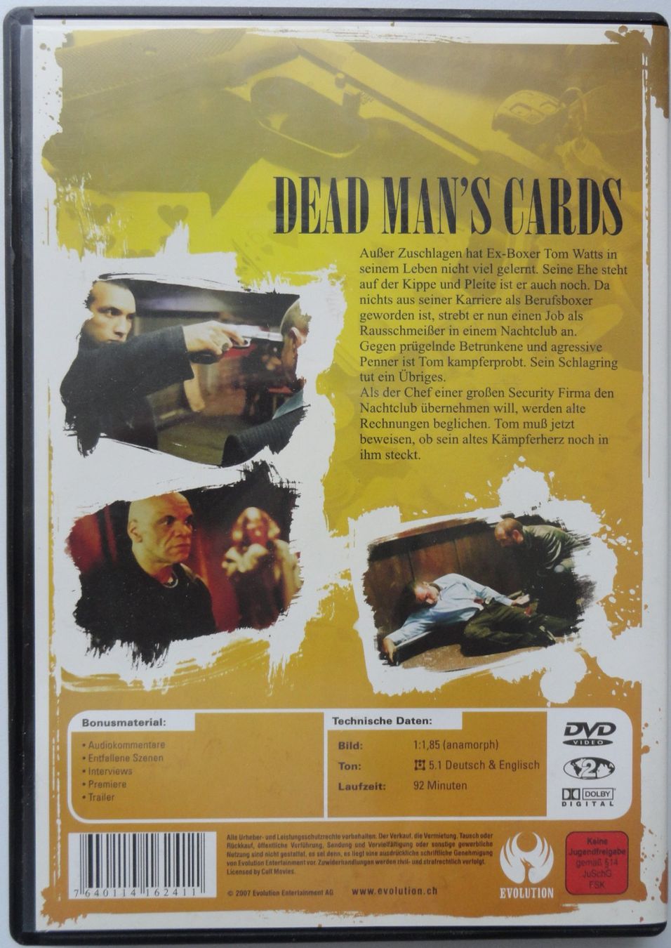 Tous les DVDs: DEAD MAN'S CARDS – D'occasion à Neftenbach par Verk13 1