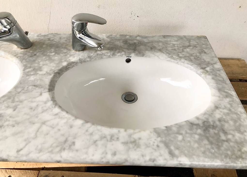 Mobili per bagno: Plateau de salle de bain double vasques avec vasques – Usato da Domdidier venduto da the_x6gl 2