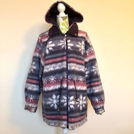 Vintage Winter-Wendejacke, Grösse M
