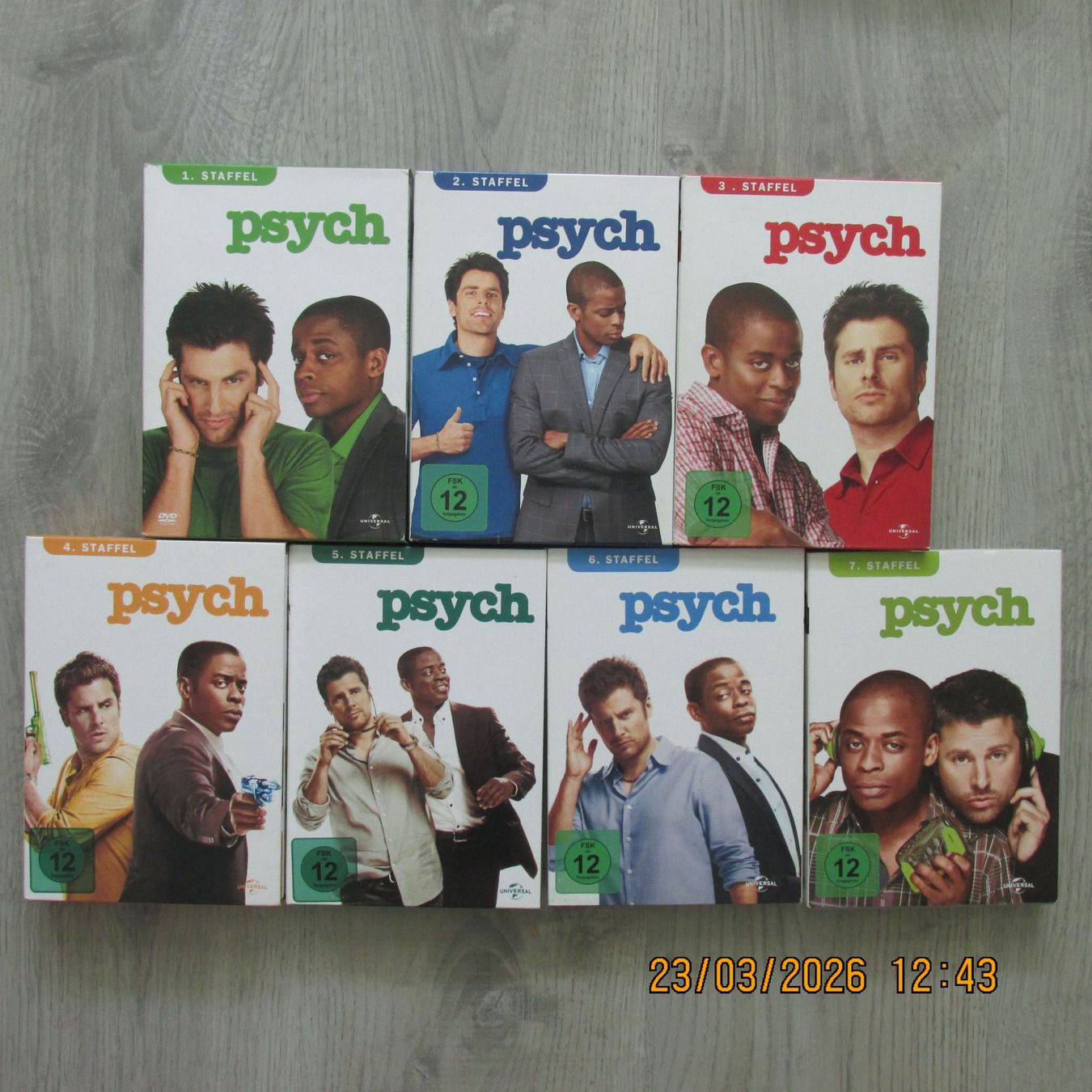 Tous les DVDs: Psych DVD Box Set - Staffel 1-7 – D'occasion à Galgenen par Forflowers 1