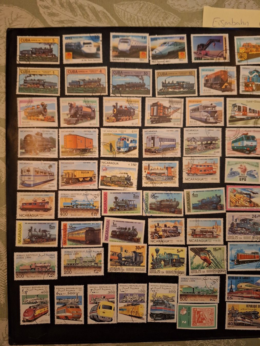 Alle Briefmarken: Grosse Eisenbahn-Sammlung (3) – Gebraucht aus Genolier von Antoine30 7