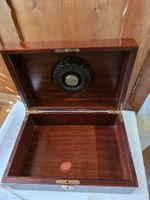Humidor Holz Truhe Schatulle mit Messgerät