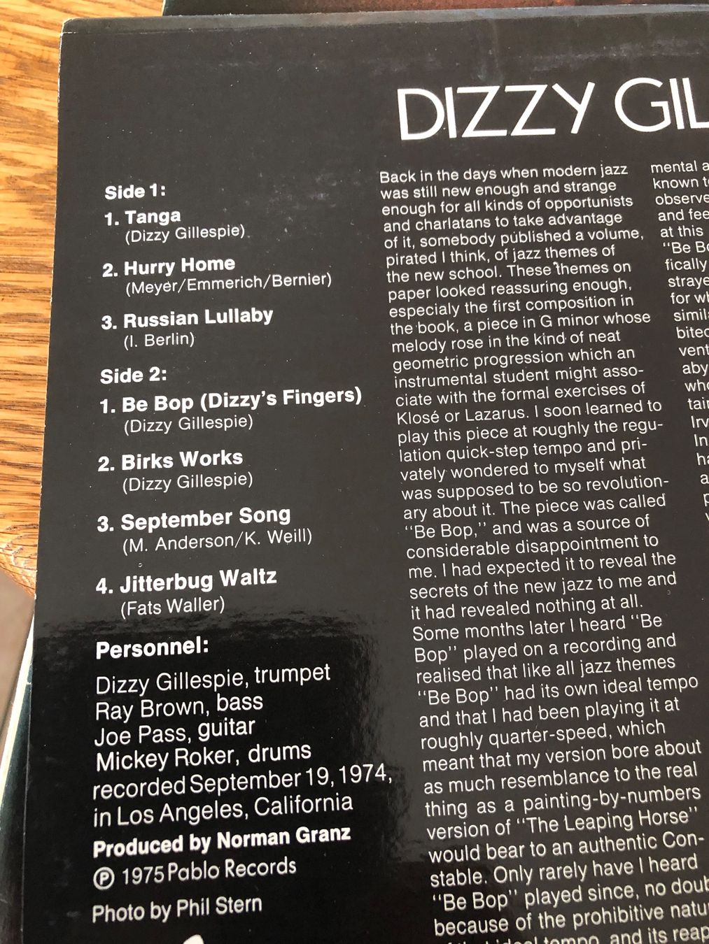 Schallplatten: Dizzy Gillespie‘s Big 4 – Gebraucht aus Thierachern von Dotilaso 1