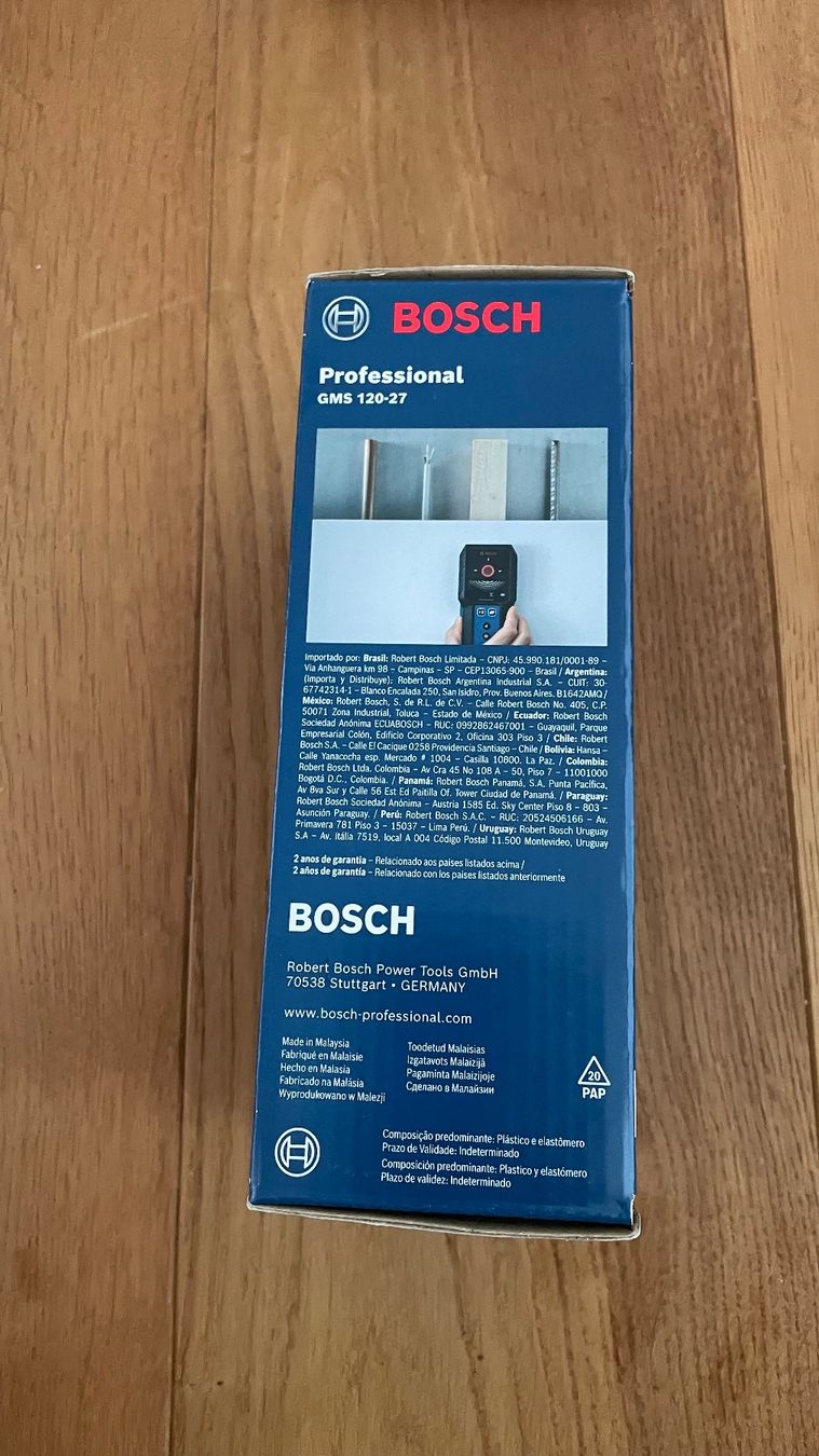 Bosch Misurare: Bosch GMS 120-27 Professional Multi-Detektor neu – Nuovo e nell'imballaggio originale da Benken SG venduto da BI97 3